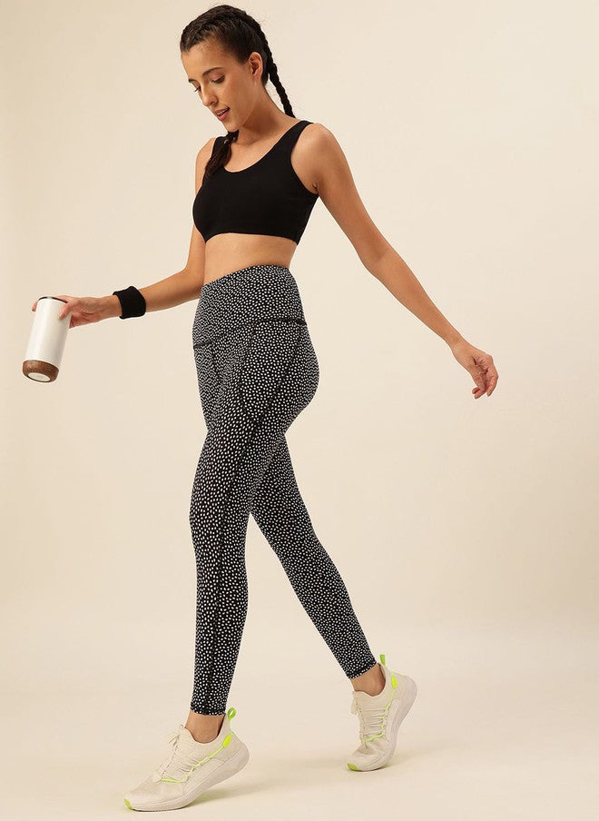 CUKOO Women Printed Rapid-Dry Ankle Length Tights - Image 4